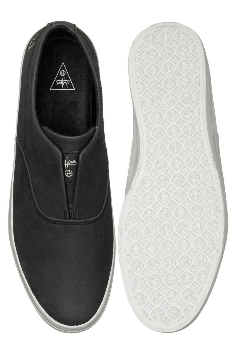 HUF Dylan Slip On Leather Shoes (black)