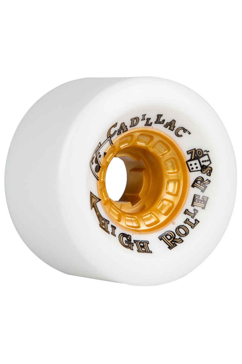 Cadillac Wheels High Rollers Wheels (white) 4 Pack 70mm 79A