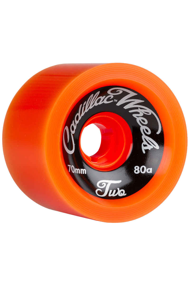Cadillac Wheels Classic Two Wiel (orange) 4 Pack 70mm 80A