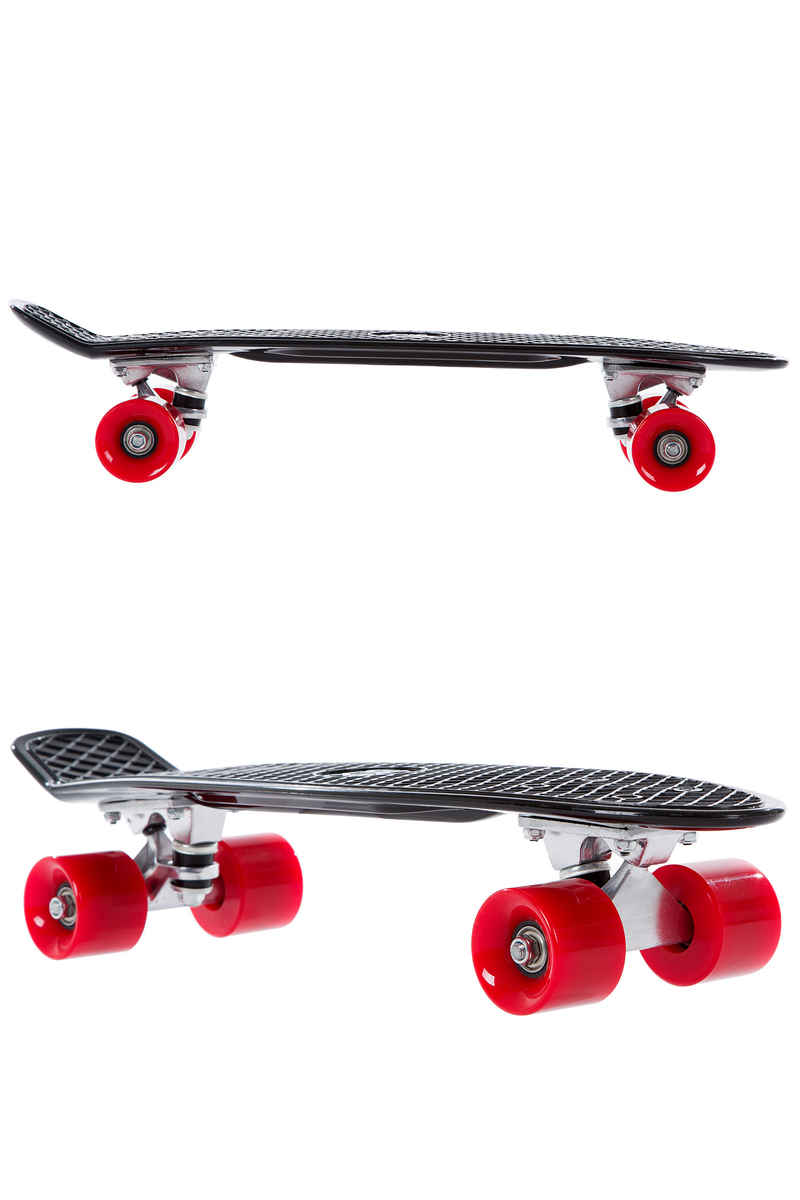 SK8DLX Asphalt 22" Cruiser (black red)