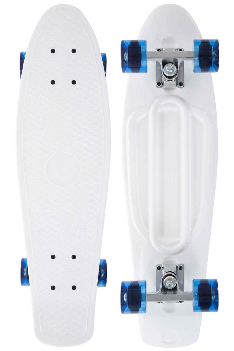 SK8DLX Asphalt 27" Cruiser (white clear blue)