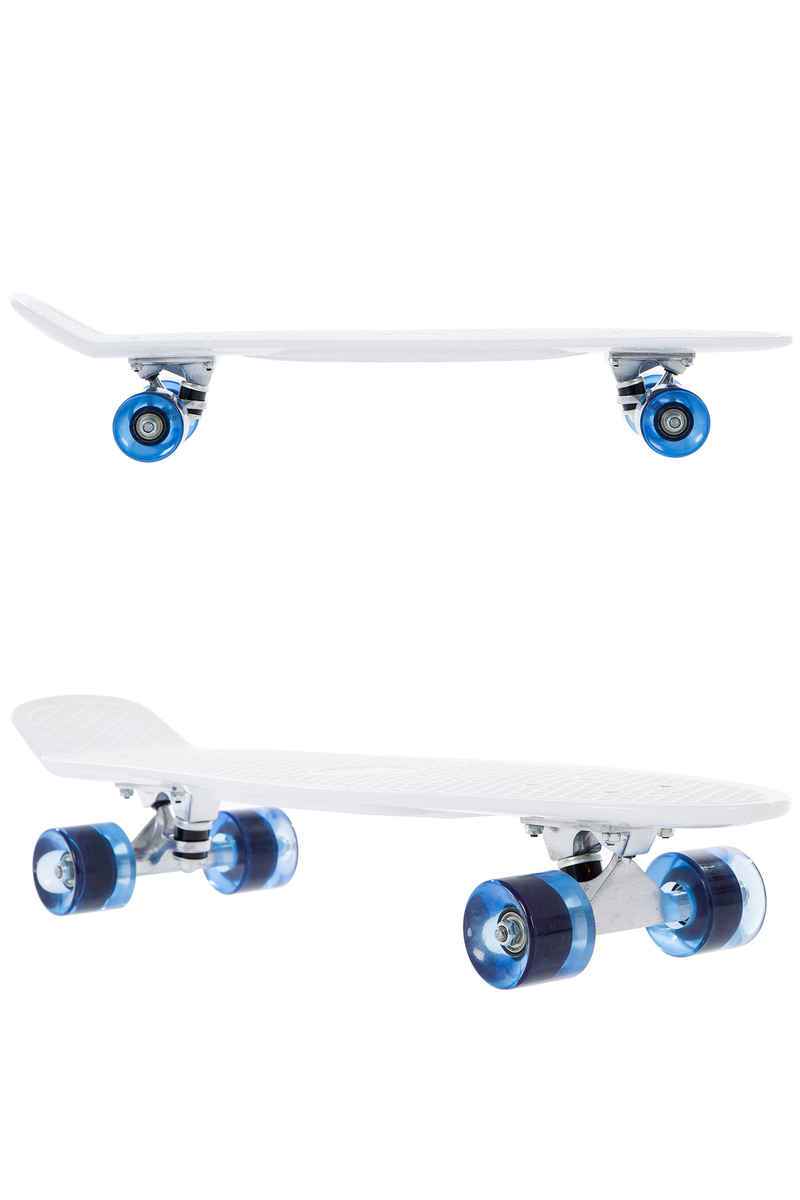 SK8DLX Asphalt 27" Cruiser (white clear blue)