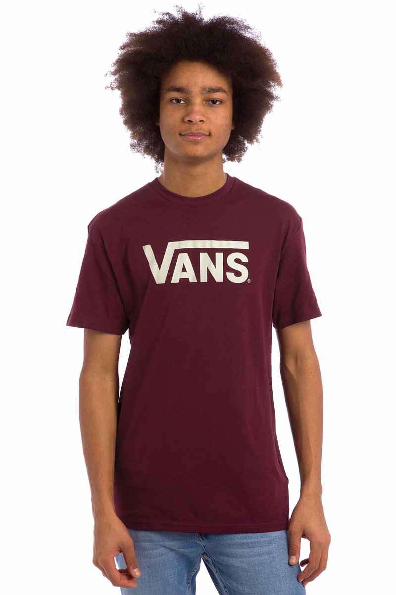 Vans Classic T-Shirt (burgundy white)
