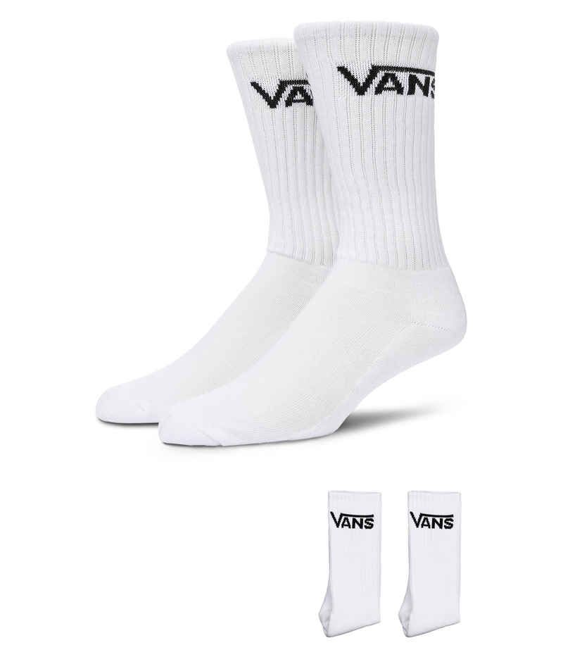 Vans Classic Calcetines US 9,5-13 (white) Pack de 3