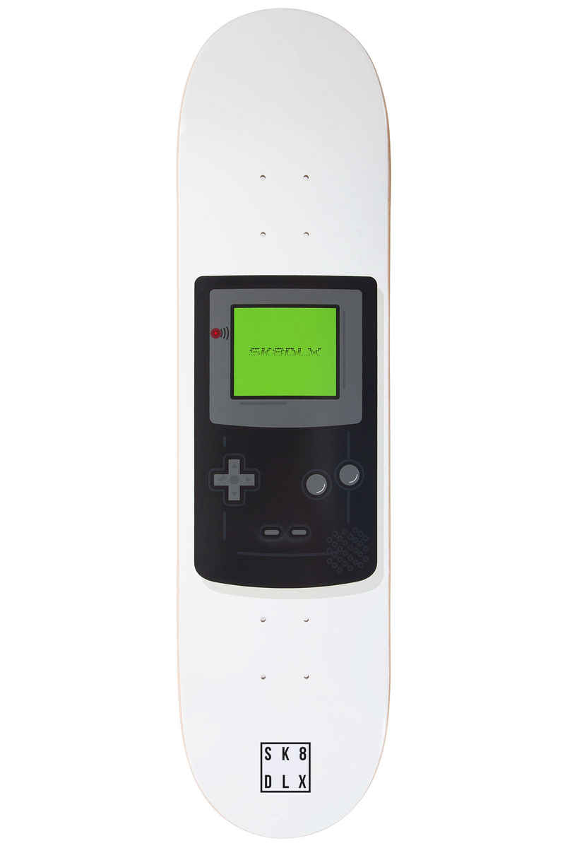 SK8DLX Game Over 8" Tavola (white black)