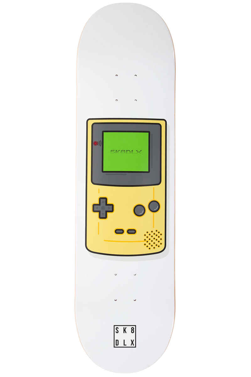 SK8DLX Game Over 8.5" Deck (white cream)