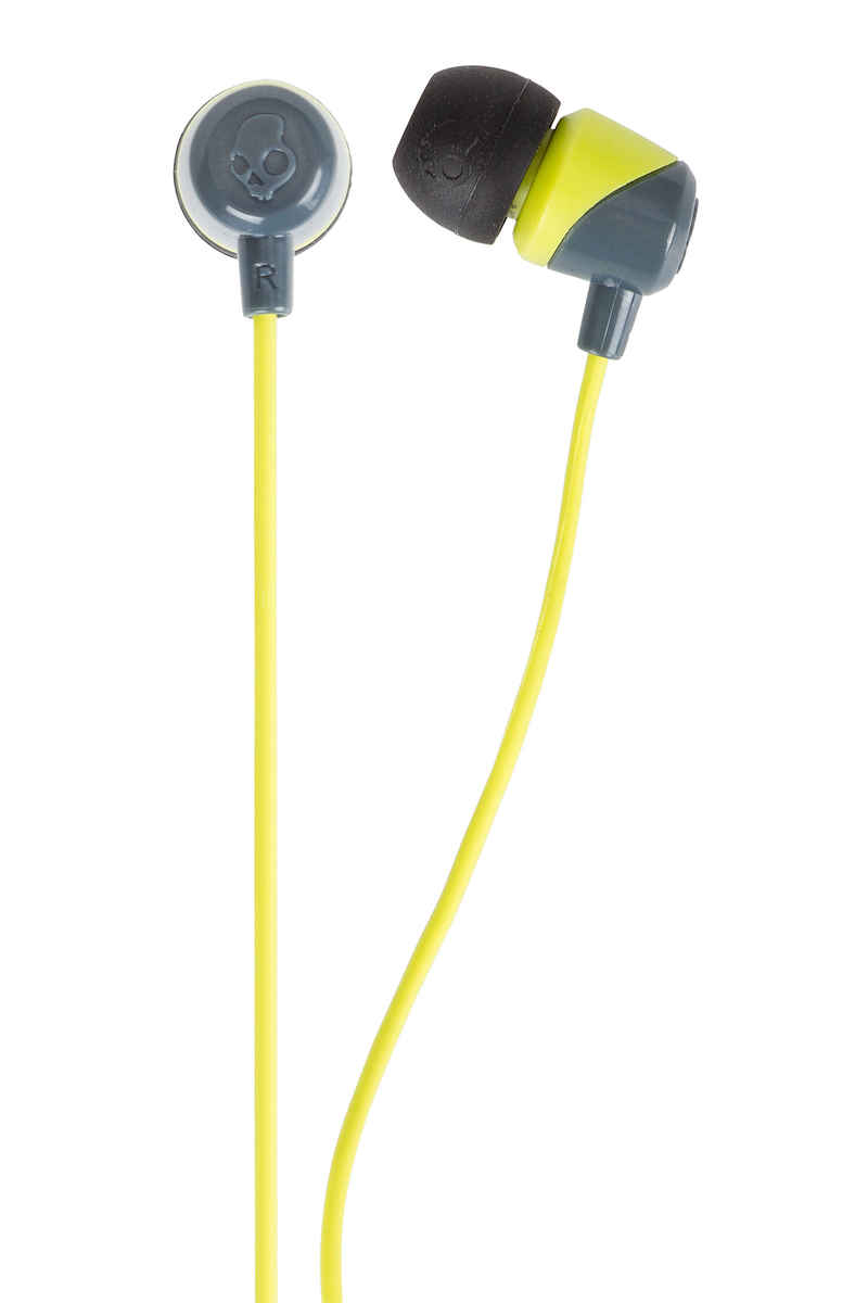 Skullcandy Jib Cuffie (grey hotlime)
