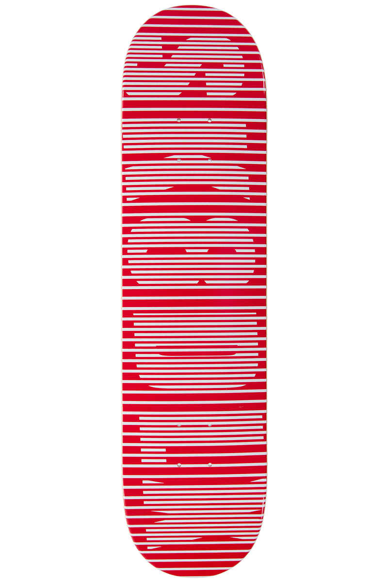 SK8DLX Stripe Series 7.75" Planche Skate (red)