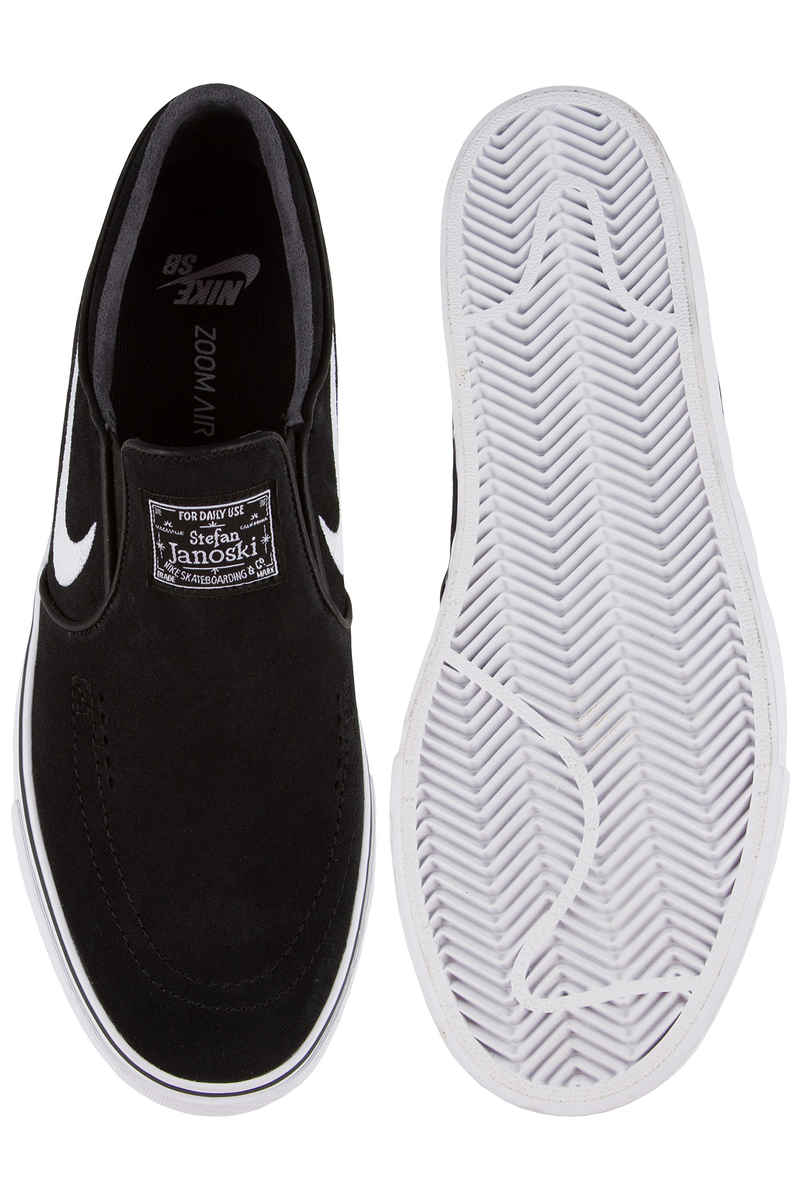 Nike SB Zoom Stefan Janoski Slip Schuh (black white)