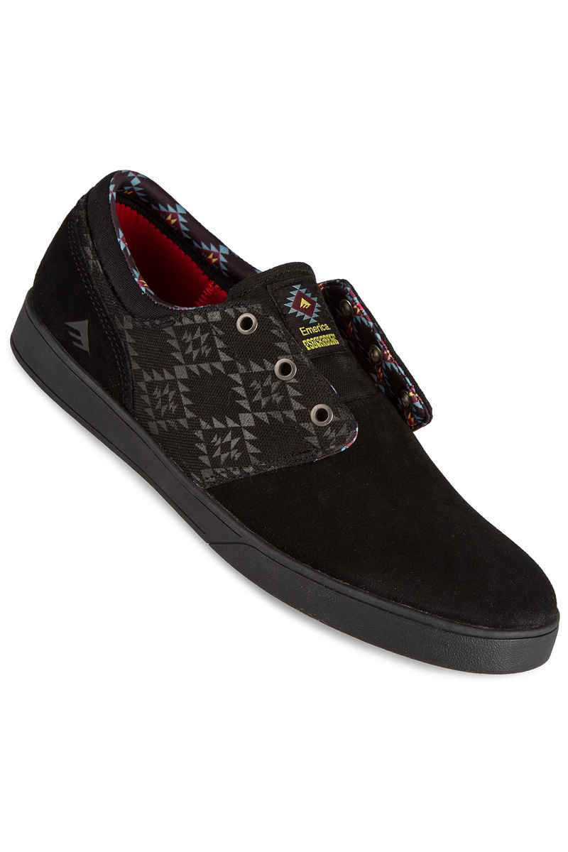 Emerica x Psockadelic The Figueroa Shoes (black black print)