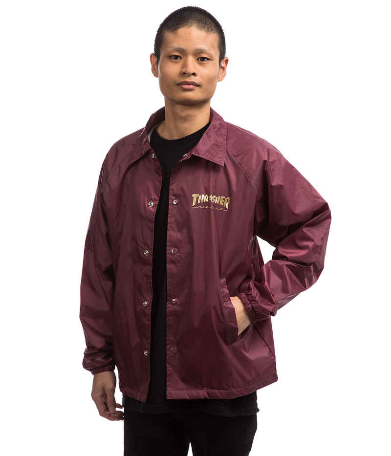 Thrasher Pentagram Coach Jacke (maroon)