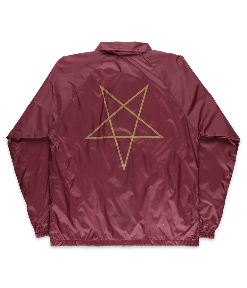Thrasher Pentagram Coach Jacke (maroon)