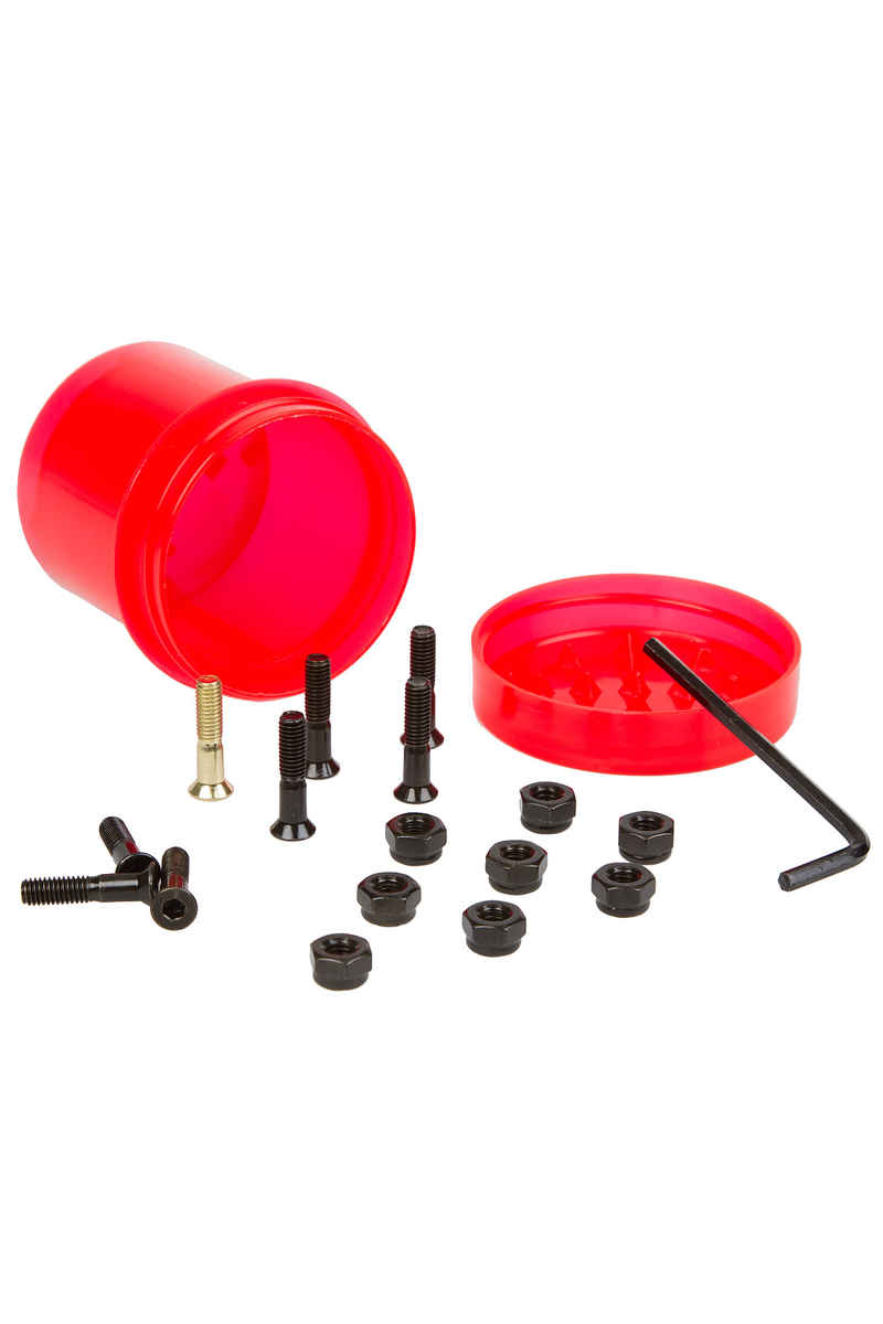 Diamond Hella Tight Pudwill 7/8" Set de vis inkl. Grinder (red) Flathead (tête fraisée) allen