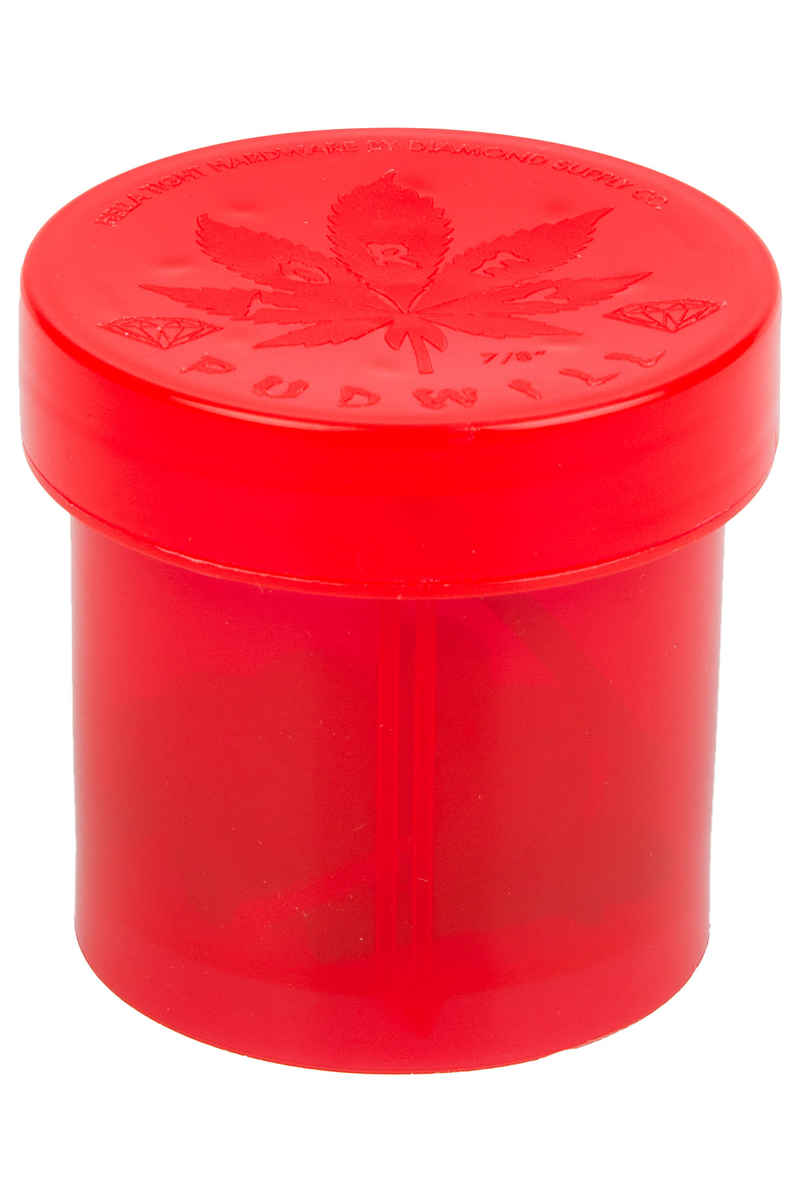 Diamond Hella Tight Pudwill 7/8" Set de vis inkl. Grinder (red) Flathead (tête fraisée) allen