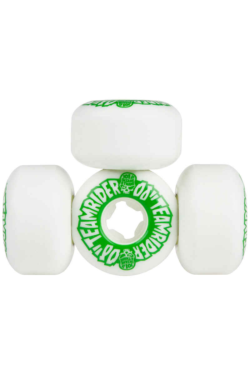 OJ Wheels Team Rider EZ Edge Insaneathane Rollen (white green) 54mm 101A 4er Pack