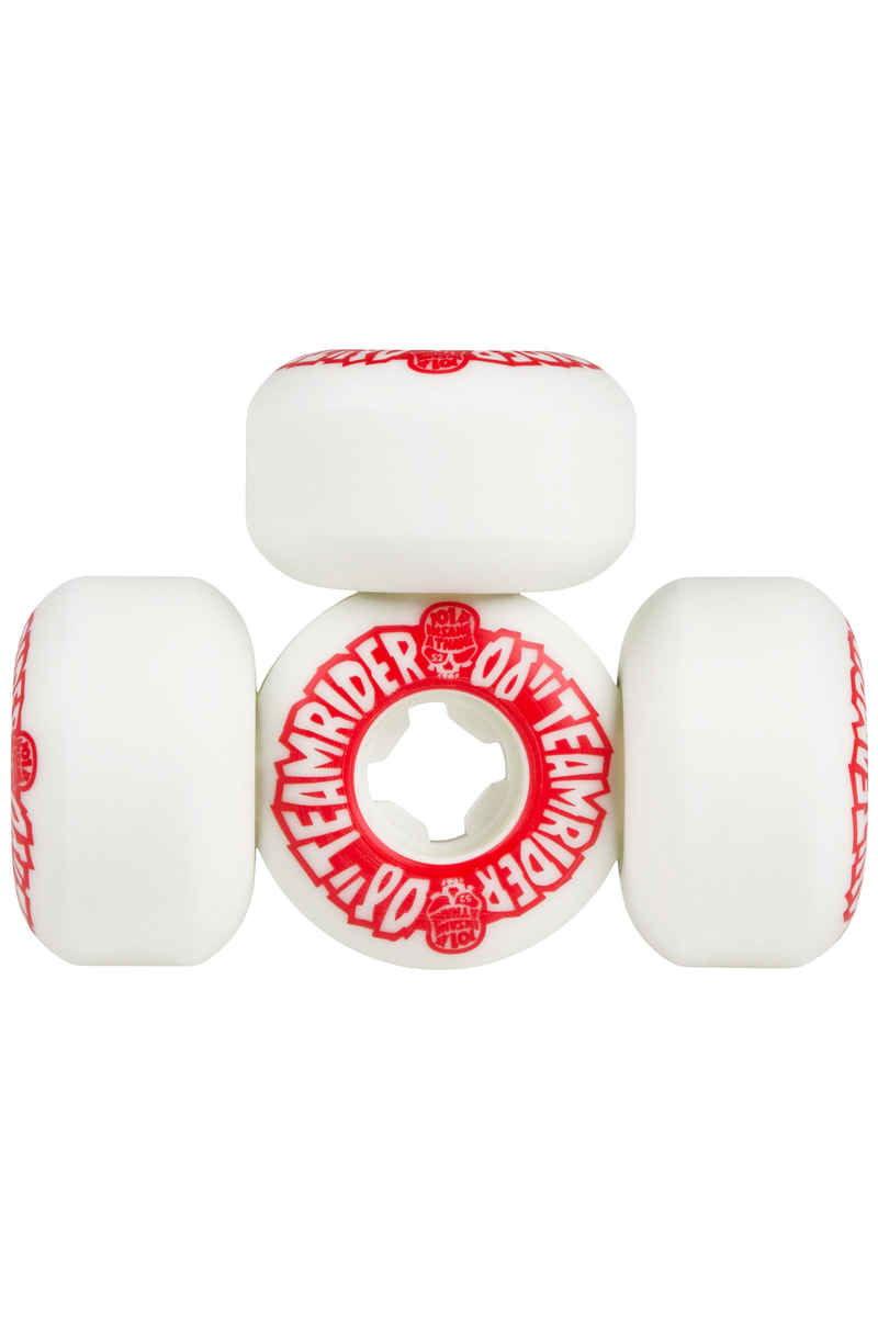 OJ Wheels Team Rider EZ Edge Insaneathane Rollen (white red) 52mm 101A 4er Pack