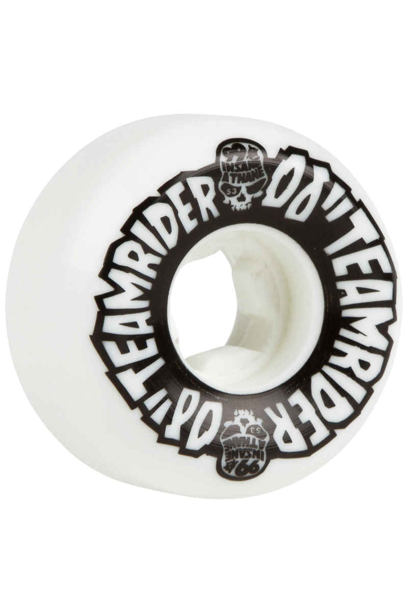 OJ Wheels Team Rider Hard Line Insaneathane Rueda (white black) 53mm 99A Pack de 4