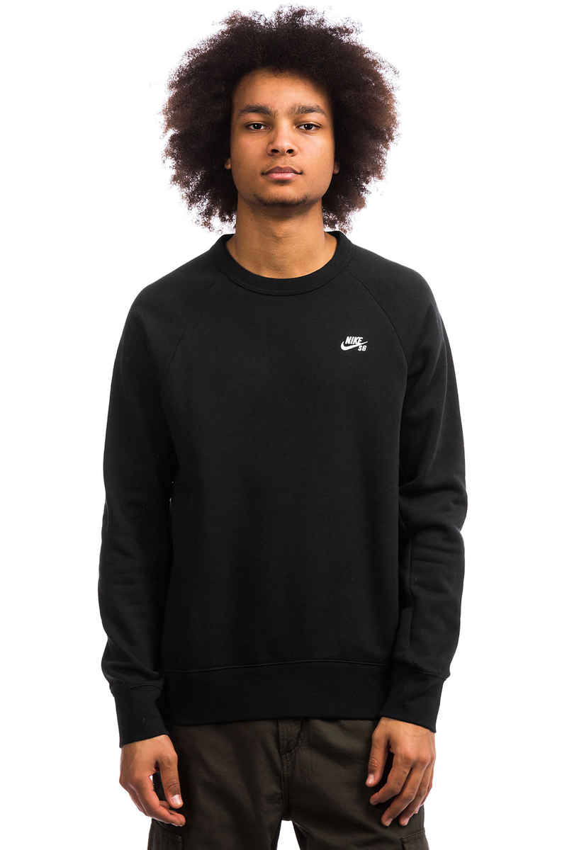 Nike SB Icon Fleece Sweatshirt (black white)