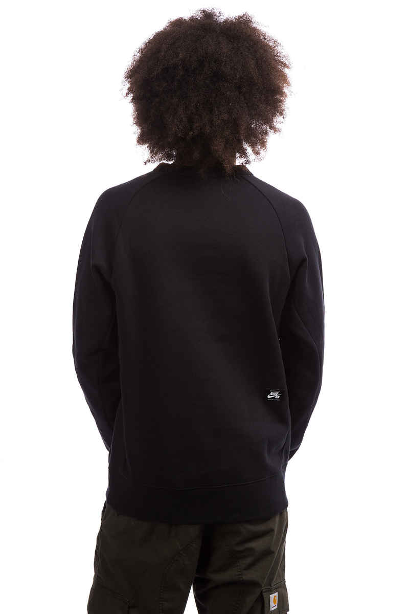 Nike SB Icon Fleece Sweatshirt (black white)
