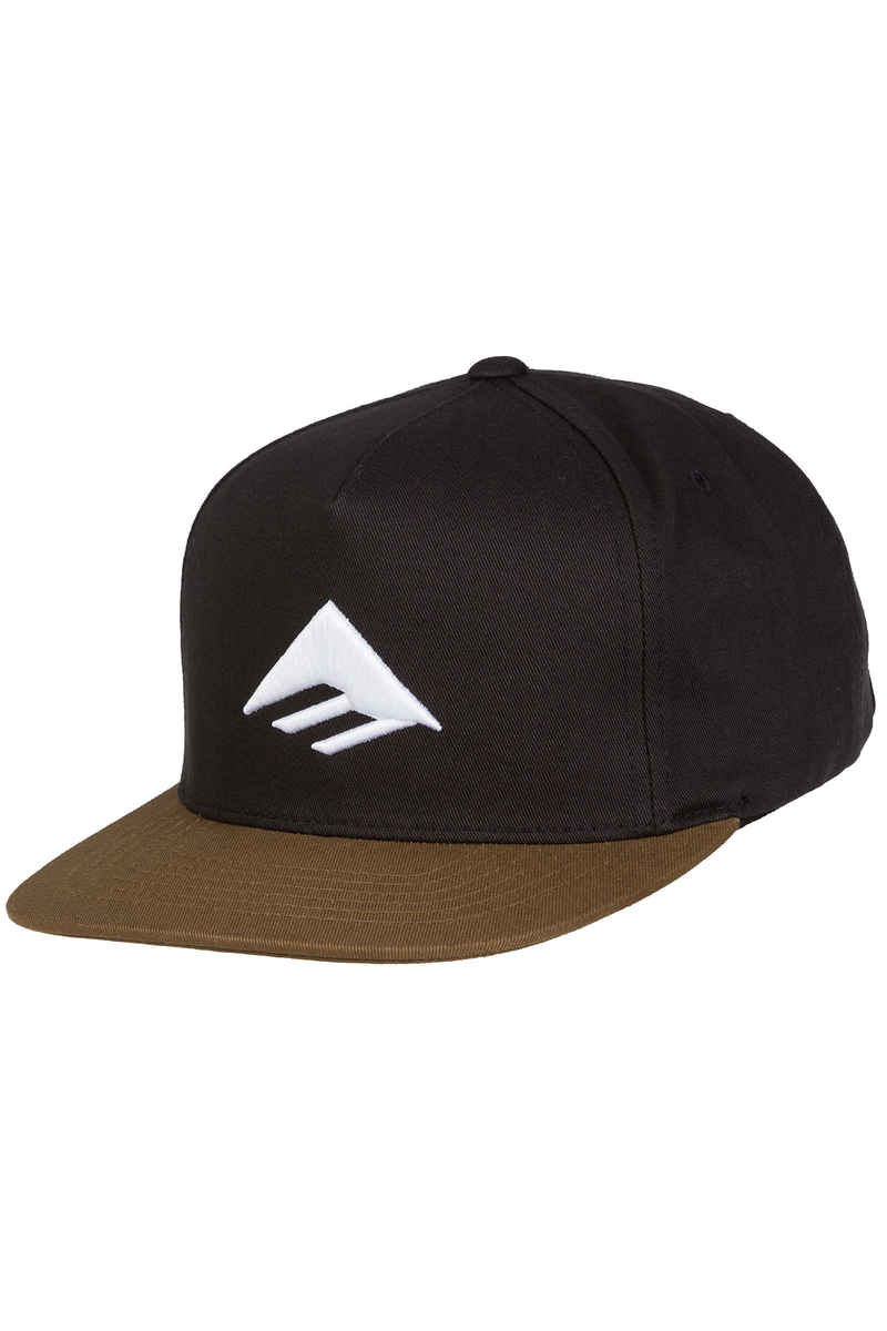 Emerica Triangle Snapback Cap (black brown)