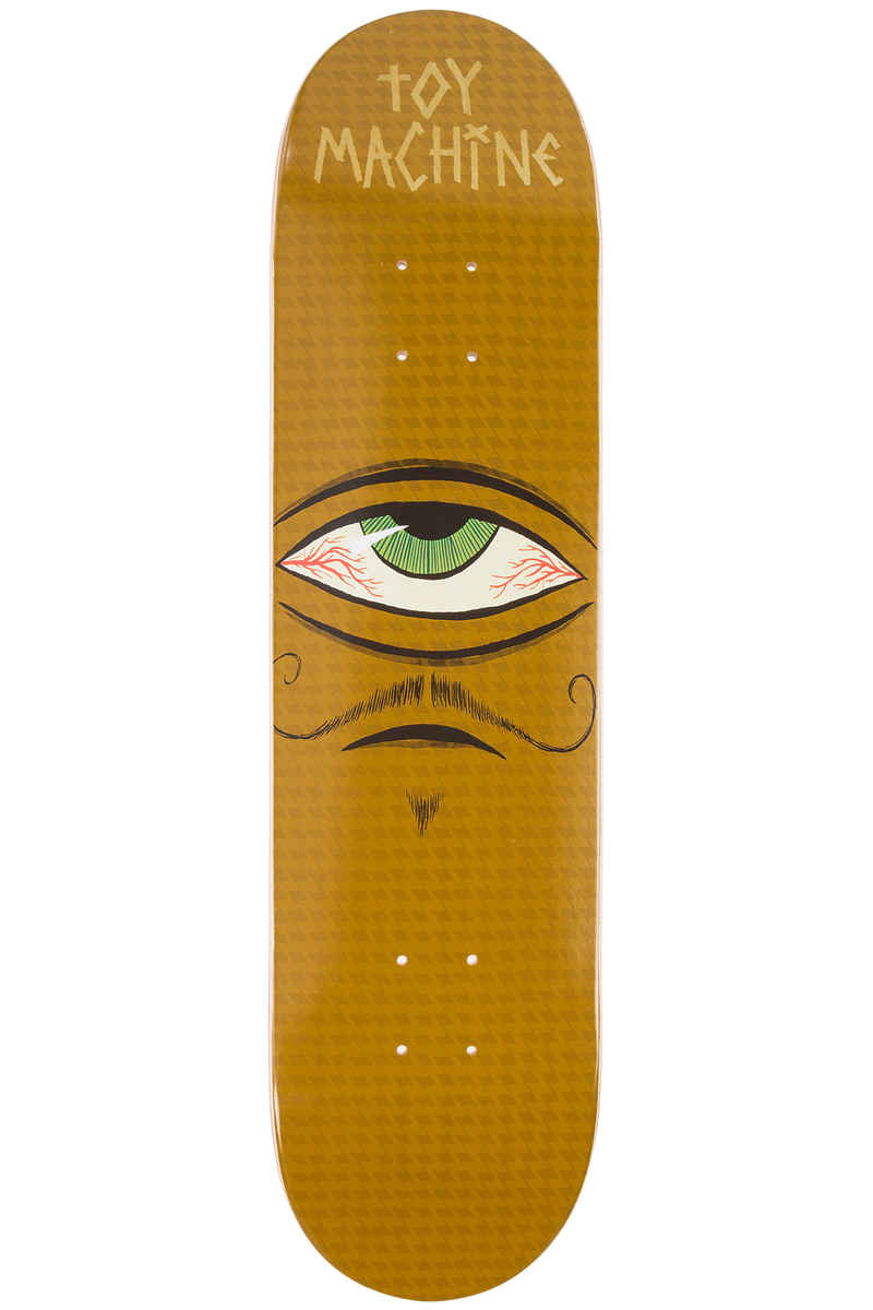 Toy Machine Sect Eye Mustachio 7.75" Tavola (brown)
