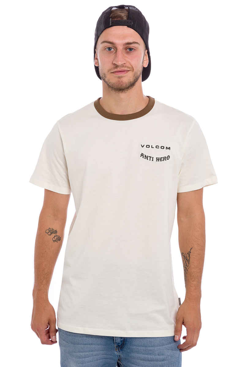 Volcom x Anti Hero Ringer T-Shirt (egg white)