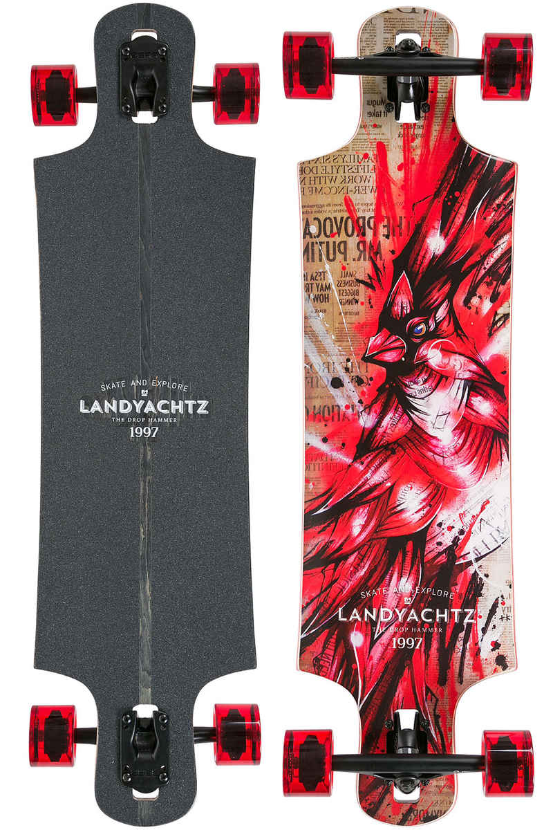 Landyachtz Maple Drop Hammer 36.5" (93cm) Komplett-Longboard (cardinal)