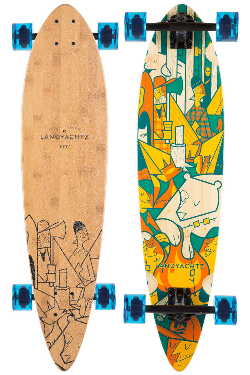 Landyachtz Bamboo Chief Camping 36" Longboard completo
