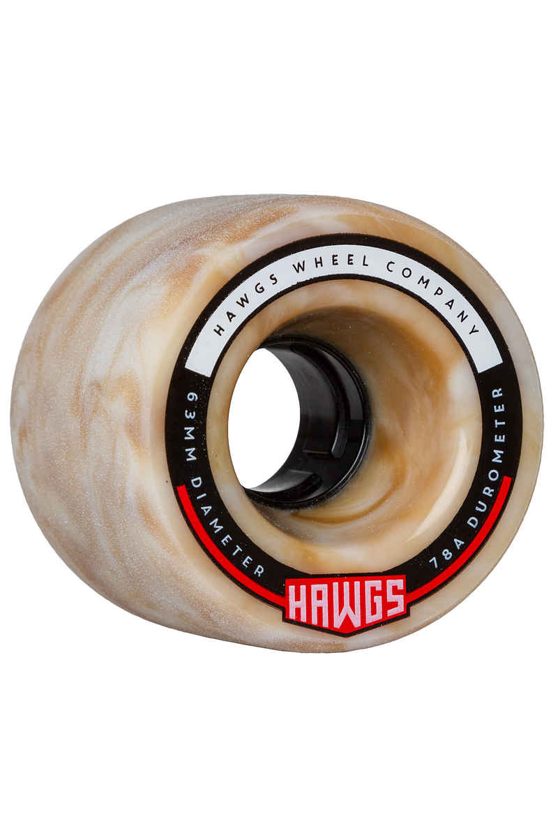 Hawgs Fattie Rollen (moccha swirl) 4er Pack 63mm 78A