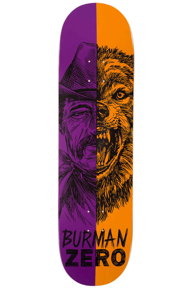 Zero Burman Alter Ego 8.5" Deck (purple orange)