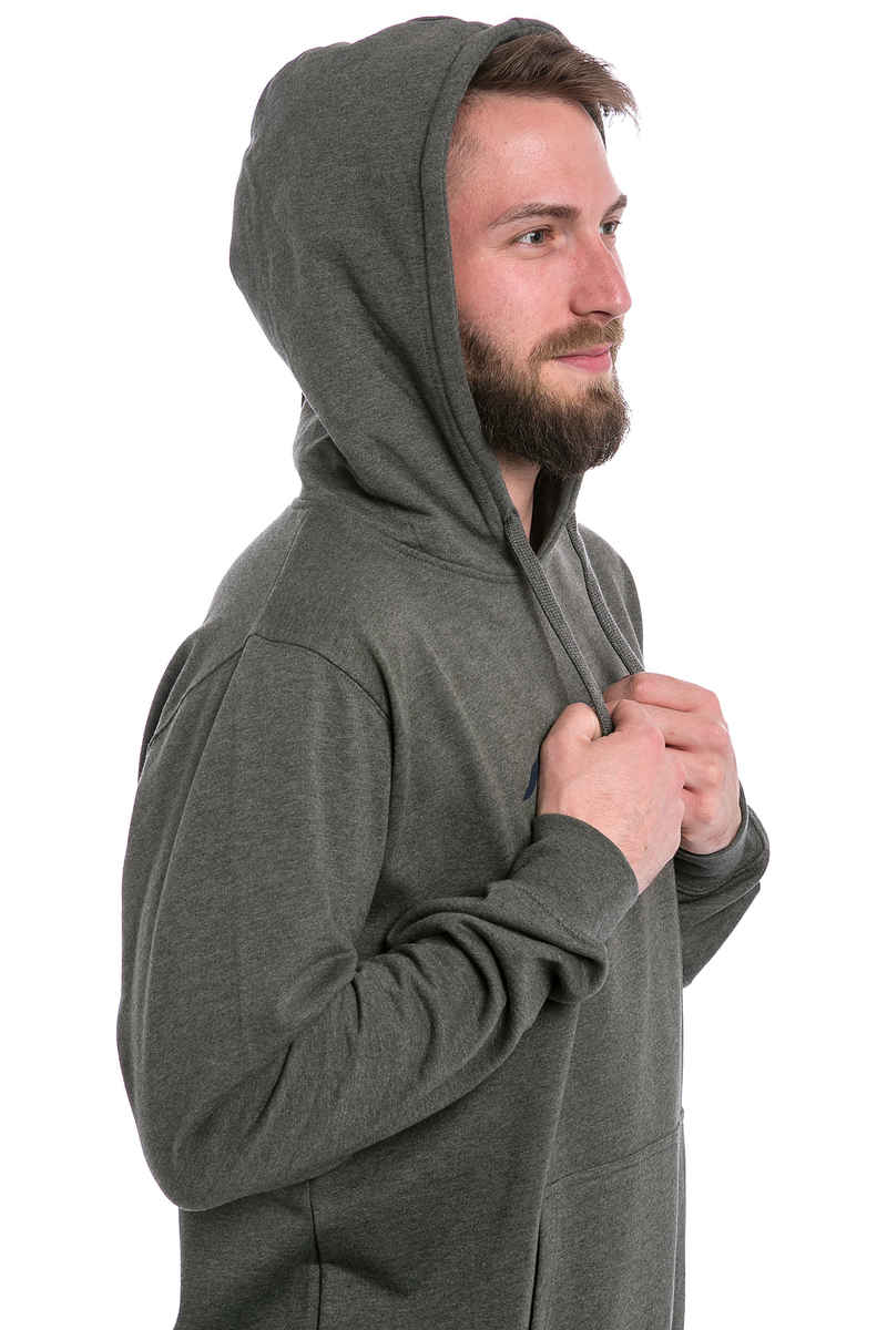 Cleptomanicx Möwe Hoodie (heather dark olive)