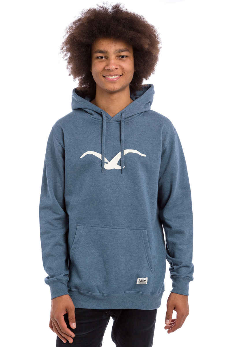 Cleptomanicx Möwe Hoodie (heather blue)