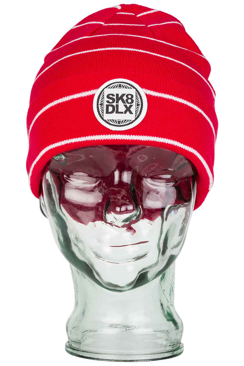SK8DLX Stripesport Mütze (red white)