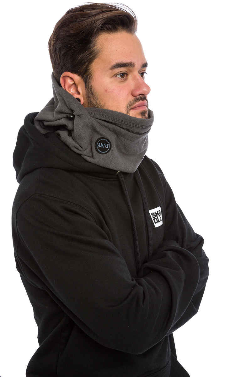 Antix Fleece Hood Neckwarmer (grey)