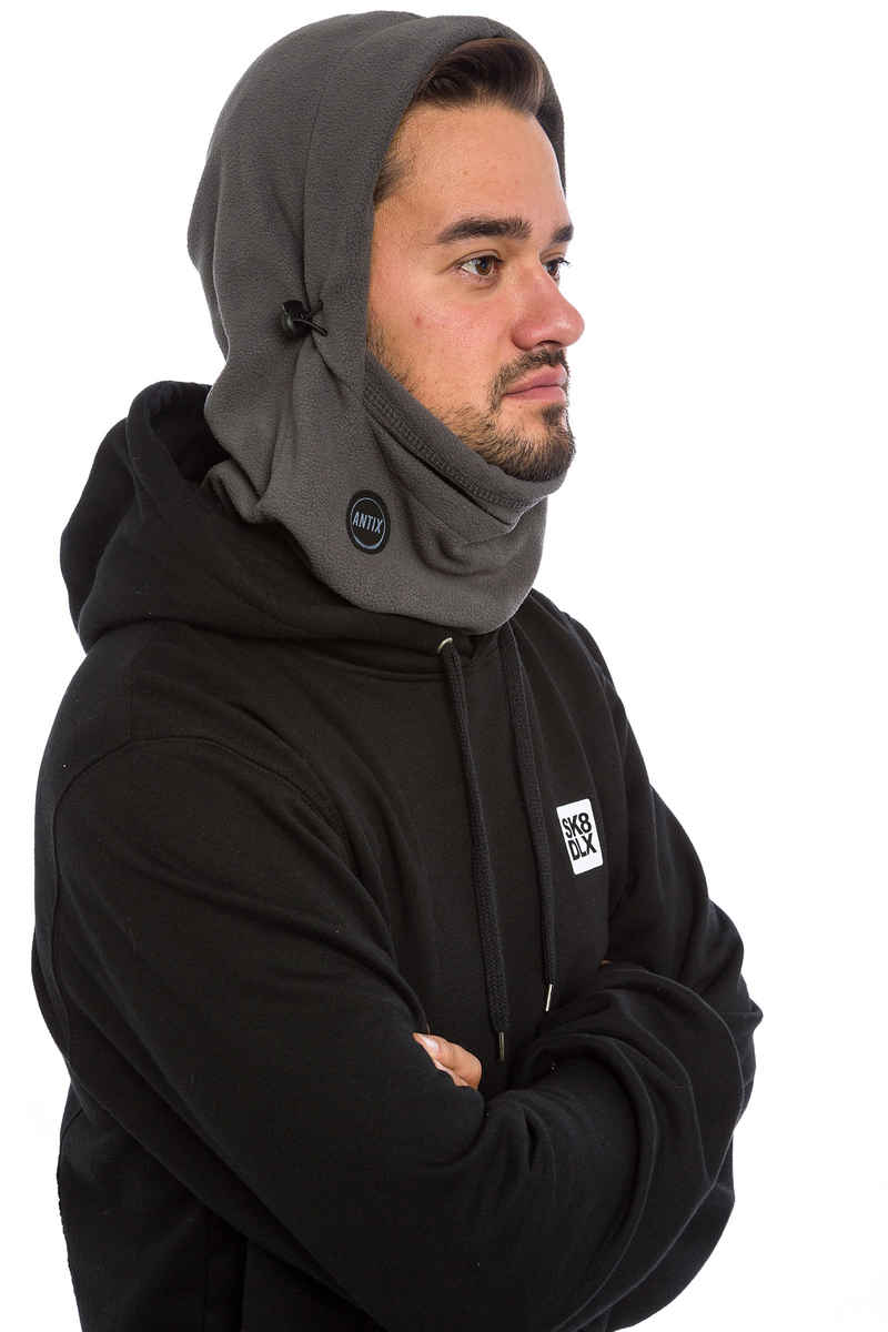Antix Fleece Hood Neckwarmer (grey)