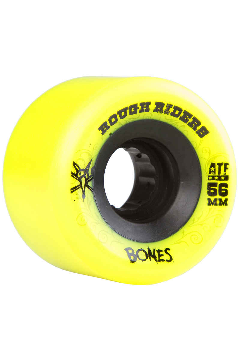 Bones ATFormula Rough Rider 56mm Wiel (yellow) 4 Pack