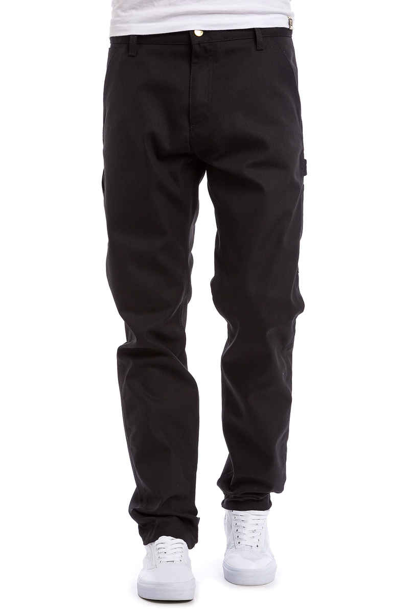 Carhartt WIP Ruck Single Knee Pant Patterson Pantalones (black rigid)