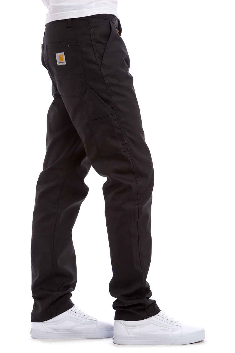 Carhartt WIP Ruck Single Knee Pant Patterson Pantalones (black rigid)