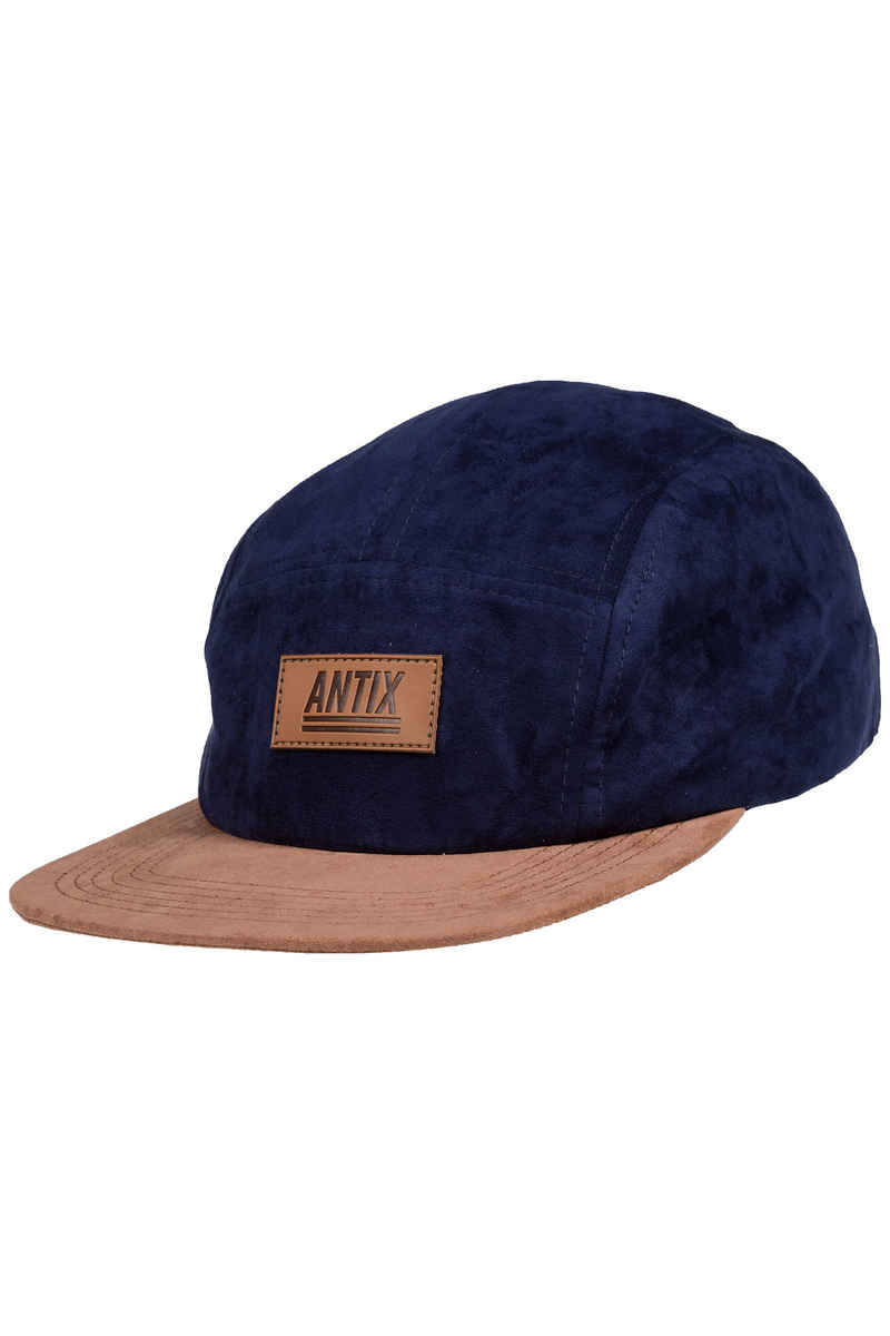 Antix Volur 5 Panel Cappellino (suede blue brown)