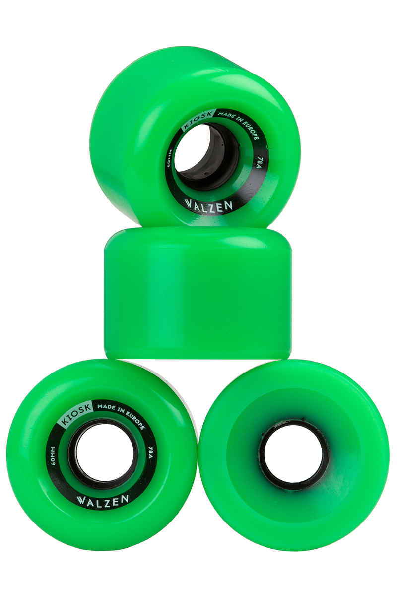 Walzen Kiosk Wheels (green) 60mm 4 Pack 78A