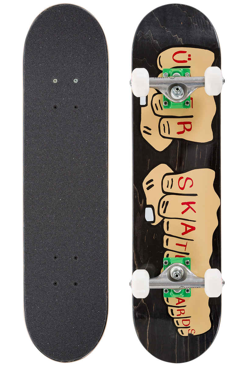 Über Skateboards Knuckleduster 6.75" Complete-Skateboard (black)