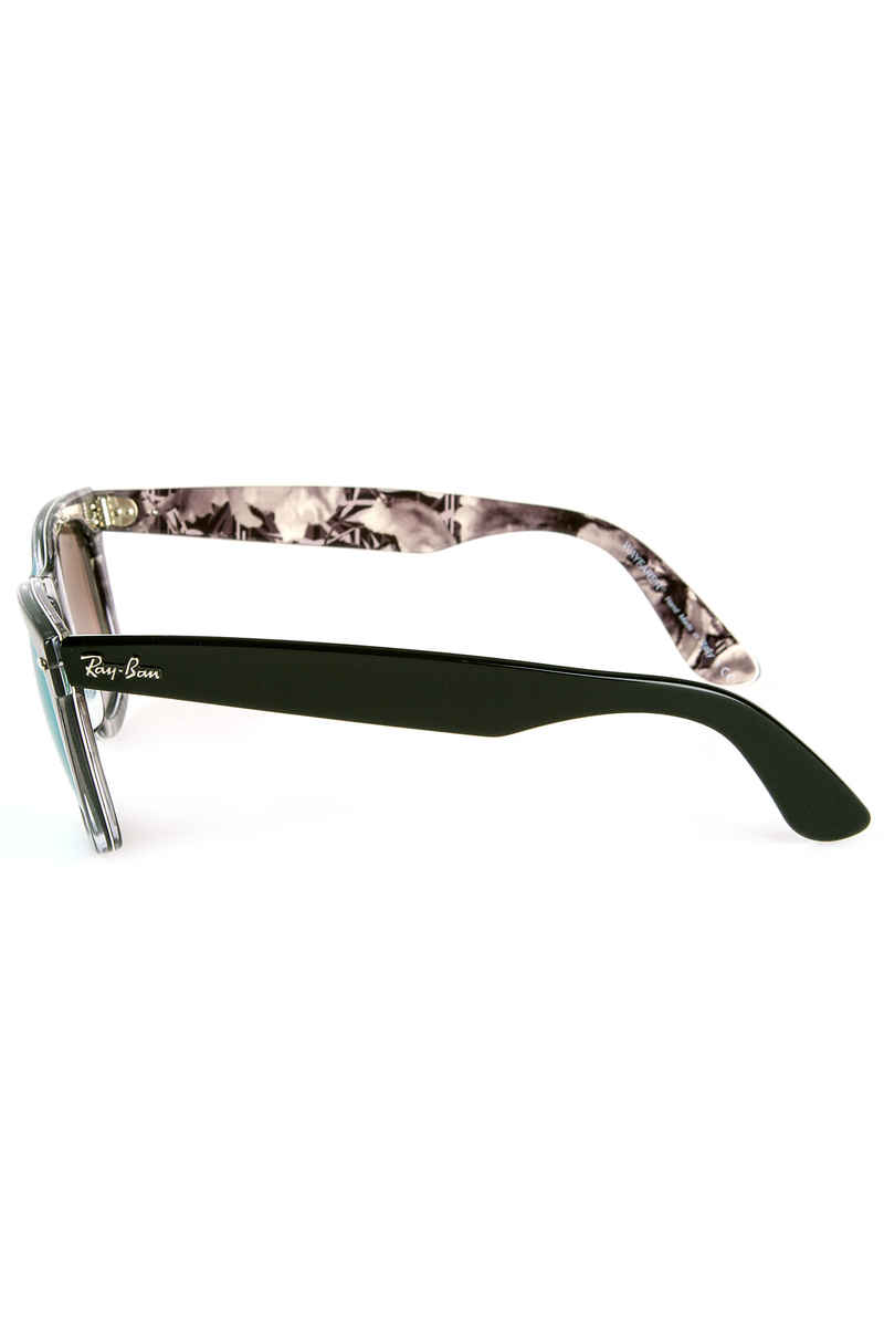 Ray-Ban Original Wayfarer Floral Sonnenbrille 50mm (top light grey grad on grey)