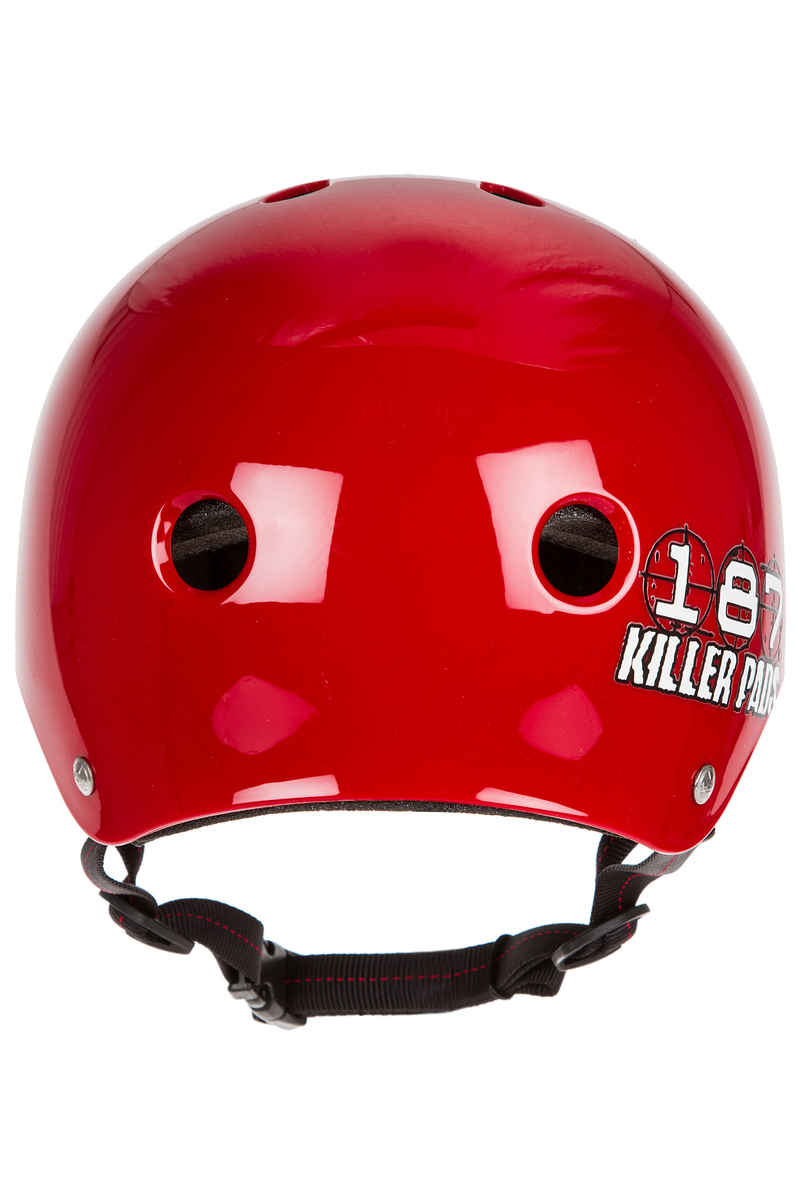 187 Killer Pads Pro Skate Helmet (gloss red)