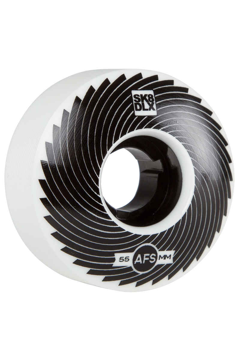 SK8DLX AFS Turbo Series Roue (white black) 55mm 100A 4 Pack