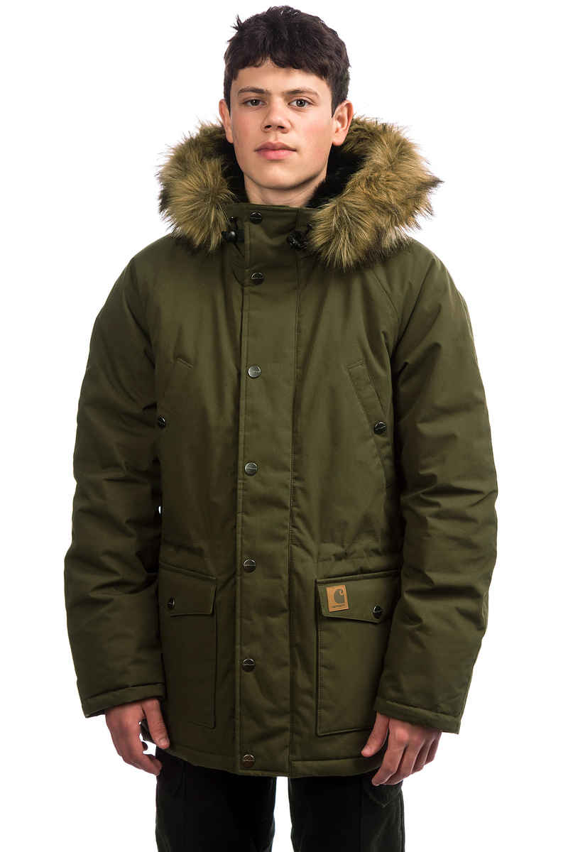 Carhartt WIP Trapper Parka Jacke (cypress black)