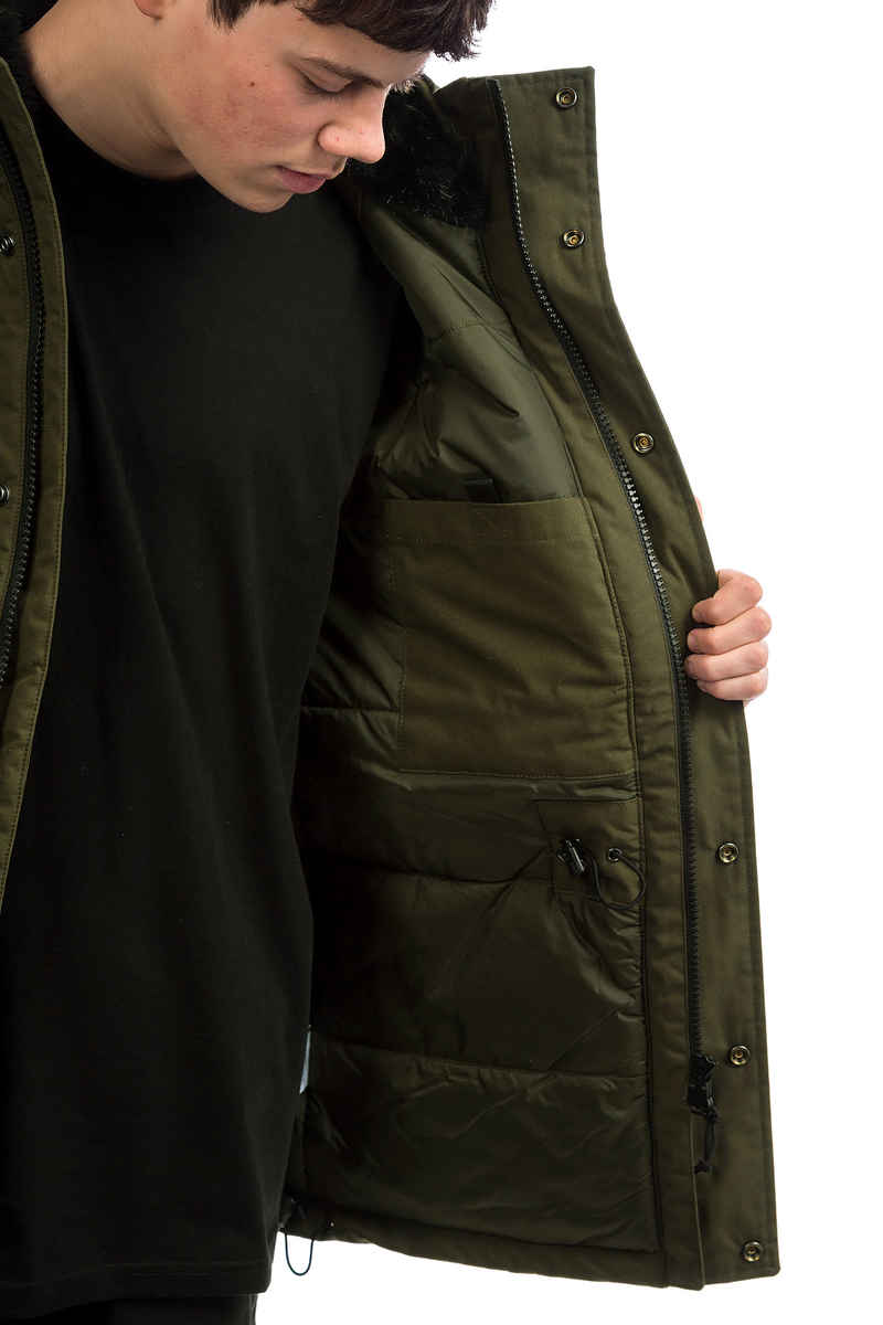 Carhartt WIP Trapper Parka Jacke (cypress black)