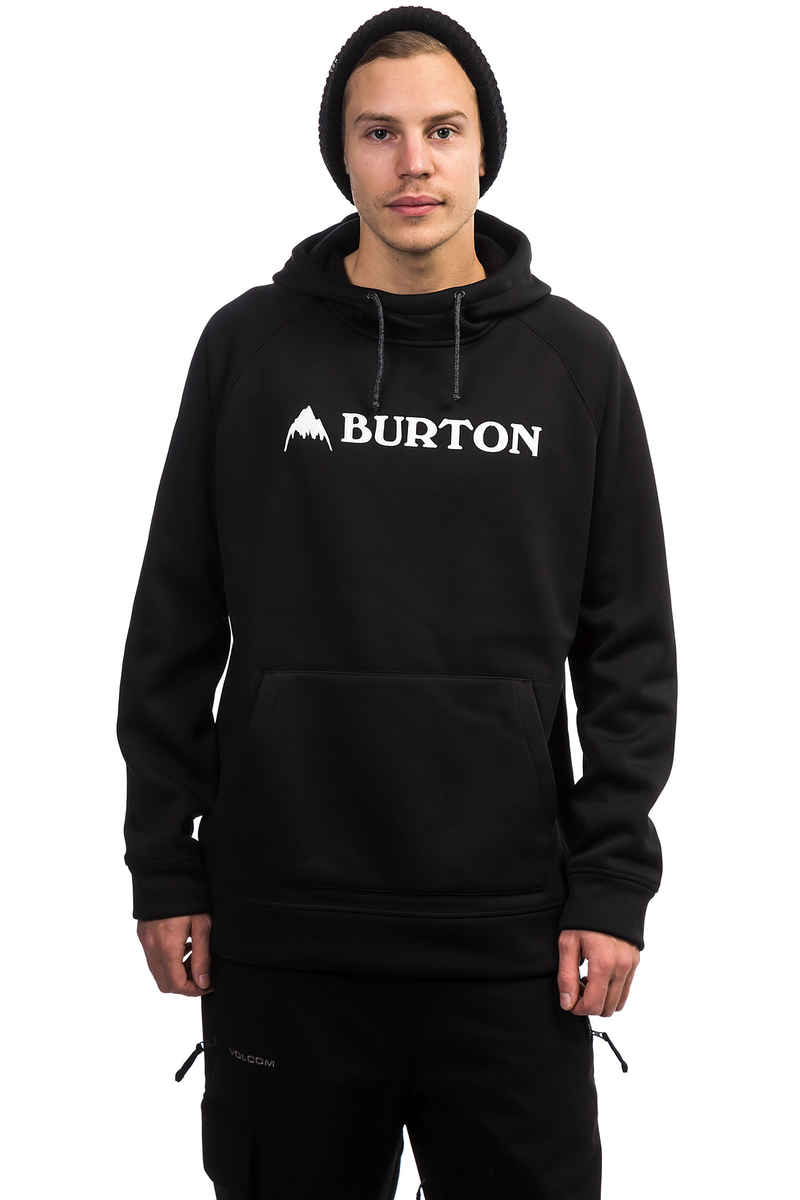Burton Crown Bonded Neige Chandail à Capuchon (true black)