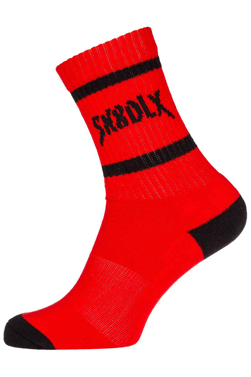 SK8DLX Hardcore Socks US 6-13 (fire red)