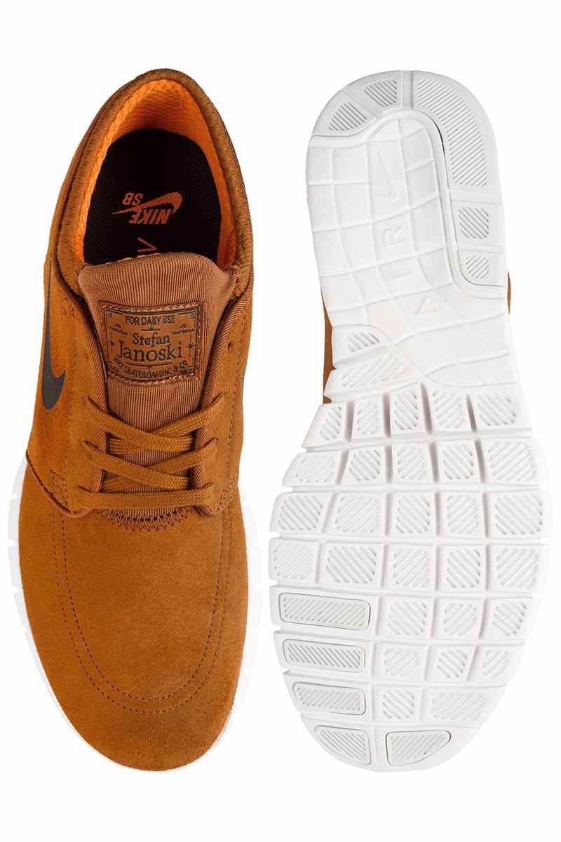 Nike SB Stefan Janoski Max Suede Shoes (hazelnut black)