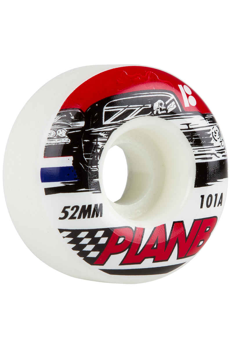 Plan B Team Racer Rollen (white) 52mm 101A 4er Pack